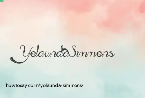 Yolaunda Simmons