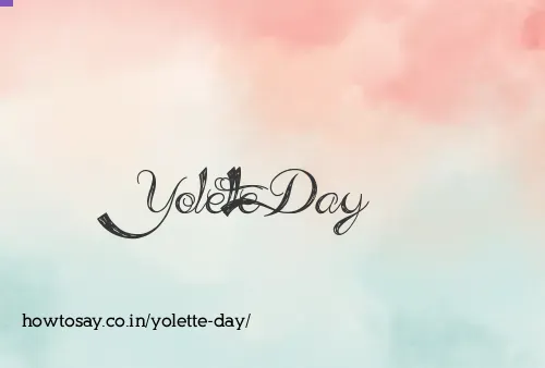 Yolette Day