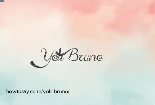 Yoli Bruno
