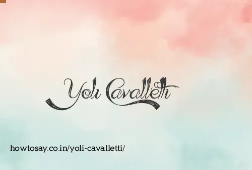 Yoli Cavalletti