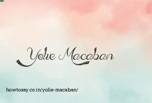 Yolie Macaban