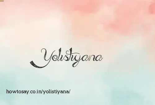 Yolistiyana