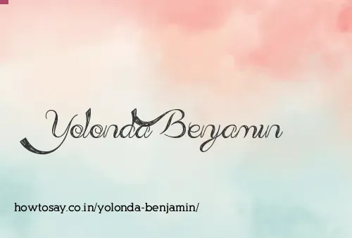 Yolonda Benjamin