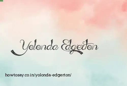 Yolonda Edgerton