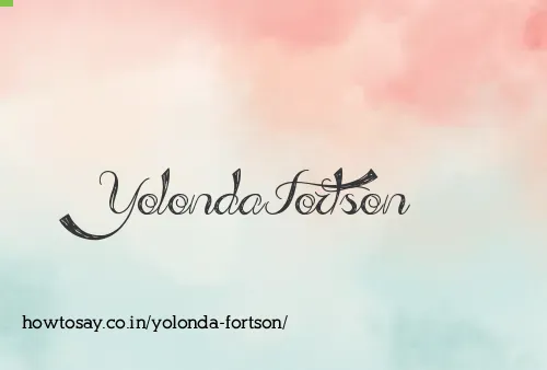 Yolonda Fortson