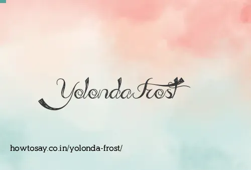 Yolonda Frost
