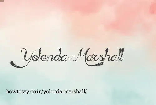 Yolonda Marshall