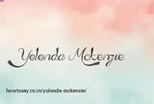 Yolonda Mckenzie