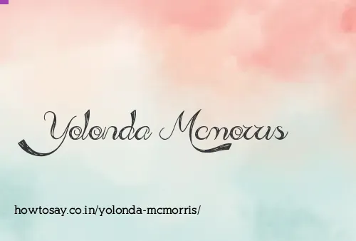 Yolonda Mcmorris