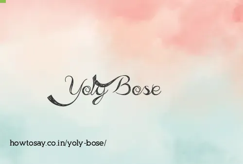 Yoly Bose