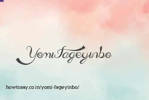 Yomi Fageyinbo