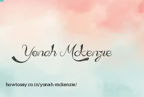 Yonah Mckenzie
