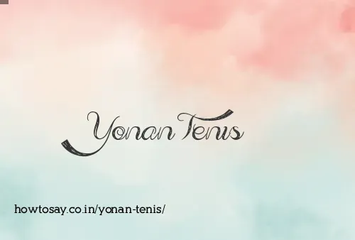 Yonan Tenis