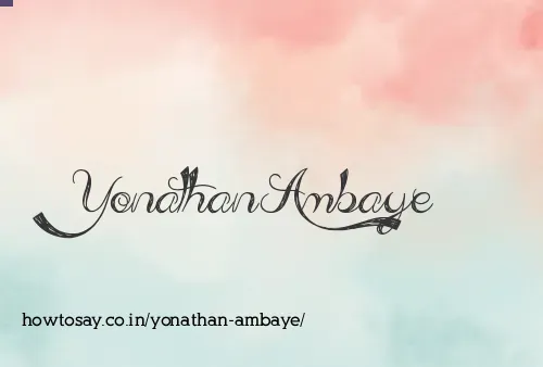 Yonathan Ambaye