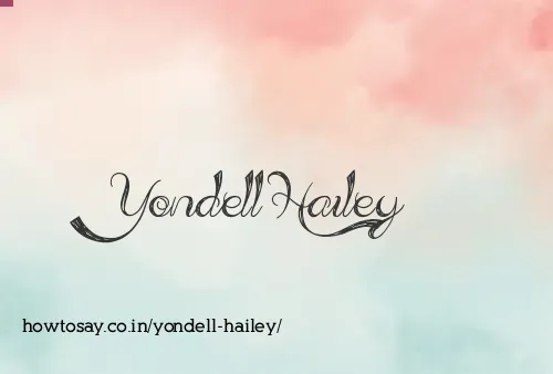 Yondell Hailey