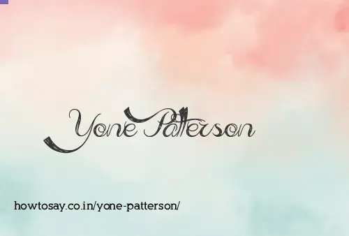 Yone Patterson