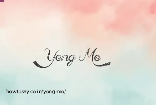 Yong Mo