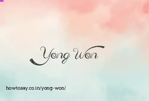 Yong Won