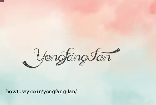 Yongfang Fan