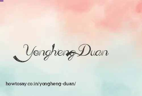 Yongheng Duan