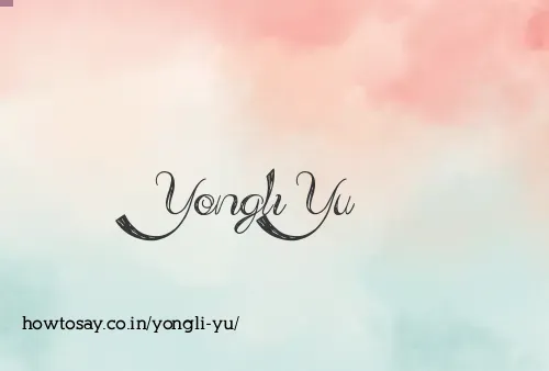 Yongli Yu