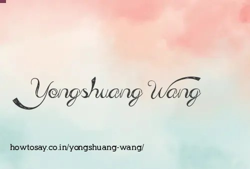 Yongshuang Wang