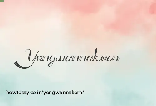 Yongwannakorn