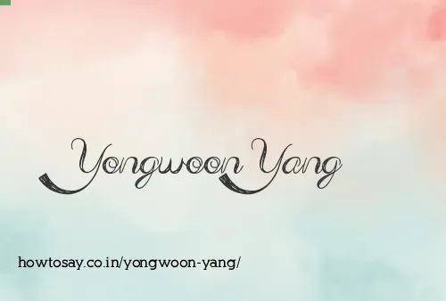 Yongwoon Yang