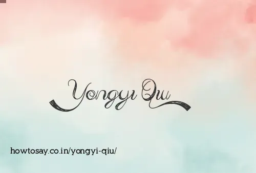 Yongyi Qiu