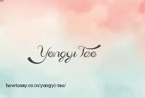 Yongyi Tao