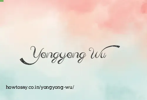 Yongyong Wu