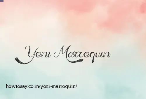 Yoni Marroquin