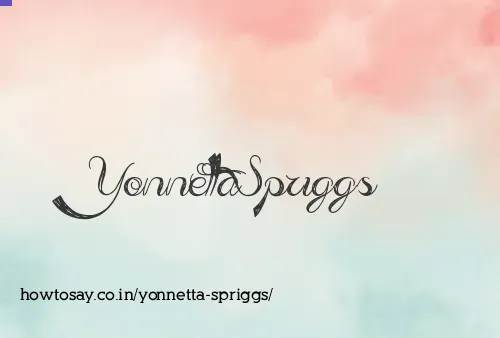 Yonnetta Spriggs