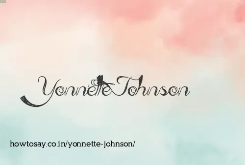 Yonnette Johnson