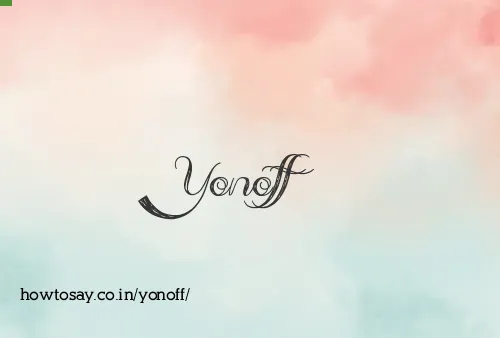 Yonoff