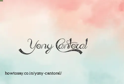 Yony Cantoral