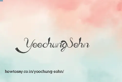 Yoochung Sohn