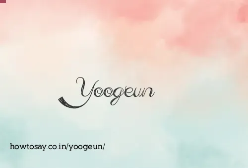 Yoogeun