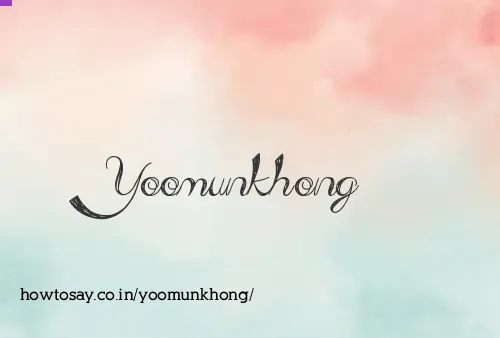 Yoomunkhong