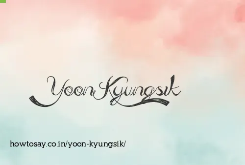 Yoon Kyungsik