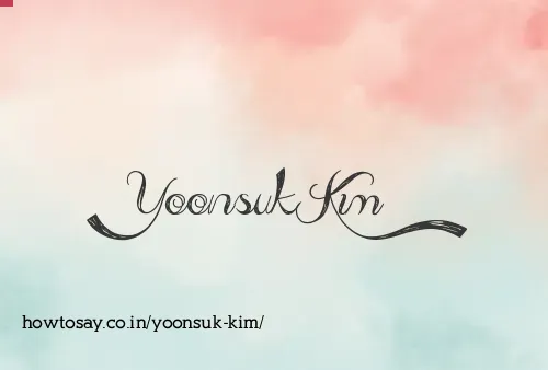 Yoonsuk Kim