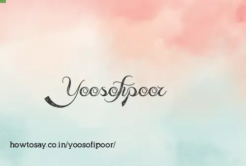 Yoosofipoor