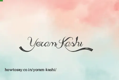 Yoram Kashi