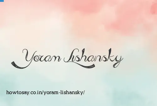 Yoram Lishansky