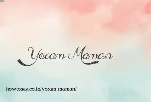 Yoram Maman