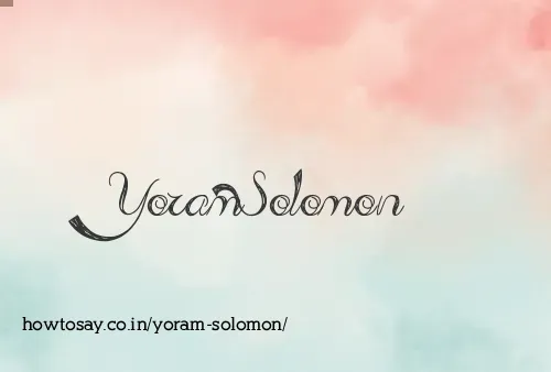Yoram Solomon