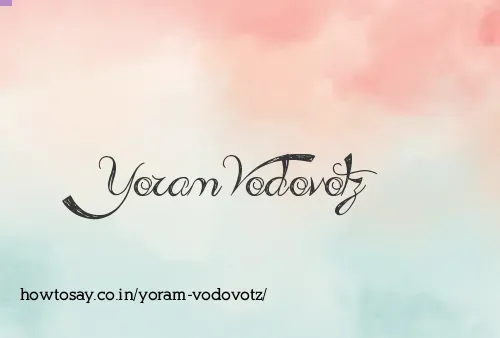 Yoram Vodovotz