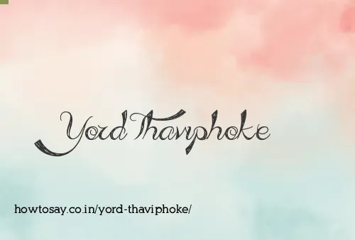 Yord Thaviphoke