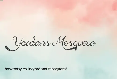 Yordans Mosquera