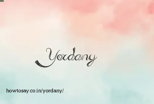 Yordany